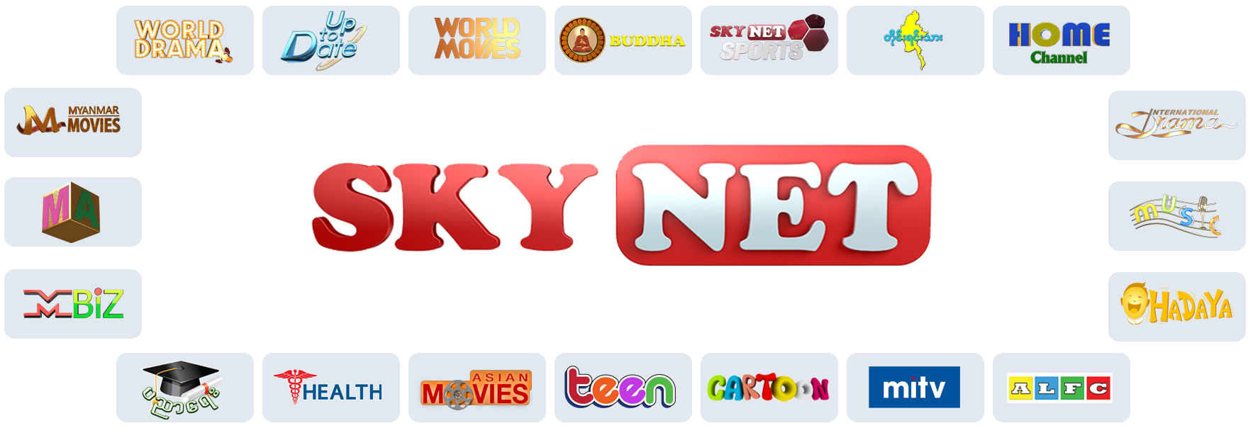 Skynet Featured Channel Logos